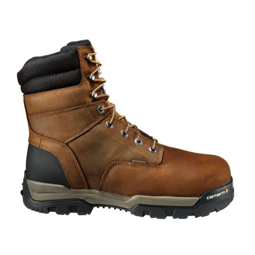 Carhartt CME8047 - Men's - 8" Ground Force Waterproof Insulated EH Soft Toe - Brown